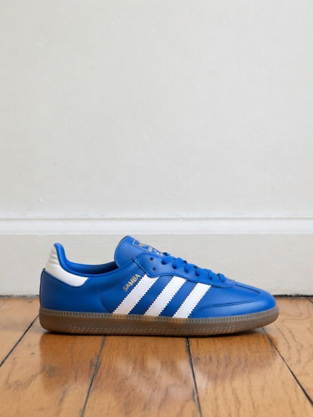 Adidas Samba OG Blue White Gum Women's Sneakers Size 7.5 New